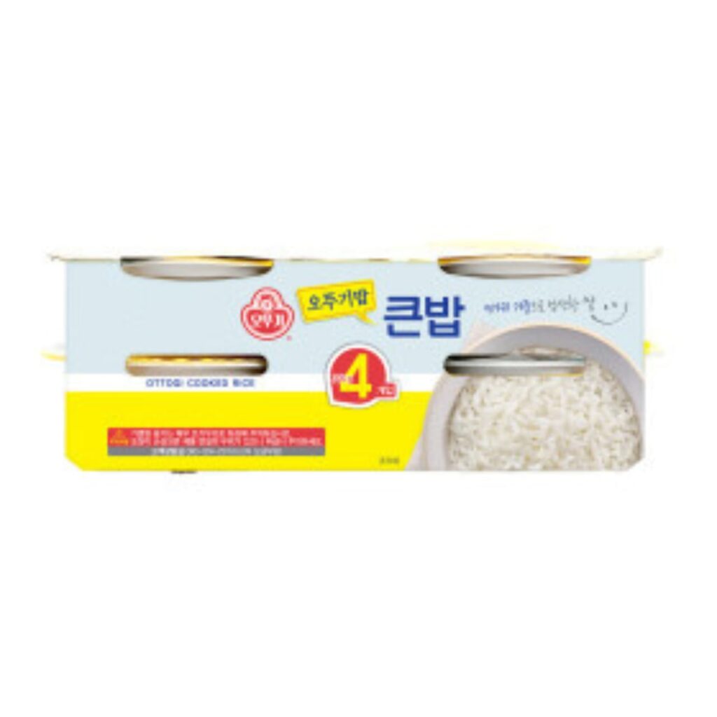 오뚜기 밥 흰밥 OTTOGI COOKED RICE,200G,4개 – INDIAMARTKOREA-NO.1 SITE IN KOREA ...