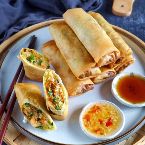 MEZBAN SPRING ROLL VEGETABLE ROLL대왕 야채 만두 춘권 튀김 간식 안주 분식,(100p)1700G,1개 - Image 4