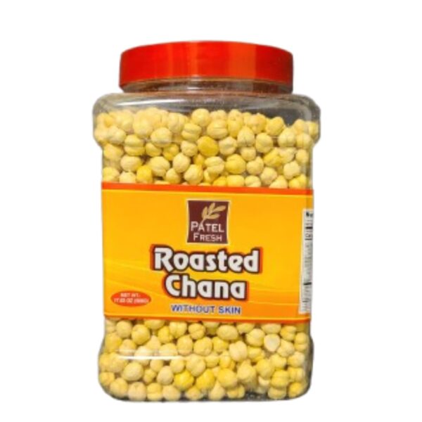 PATEL FRESH ROASTED CHANA WITHOUT SKIN 로스티드 차나 껍질 없는 볶은 이집트콩,500G,1개 - Image 2