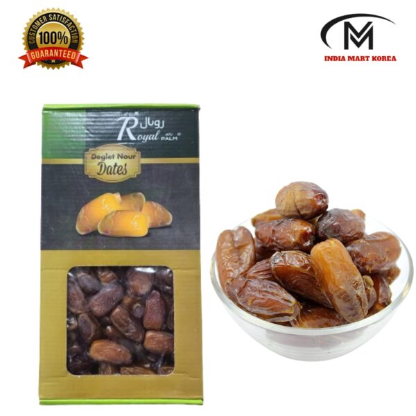 ROYAL PALM DEGLET NOUR DATES WITHOUT BRANCH 대추야자,1KG,1개